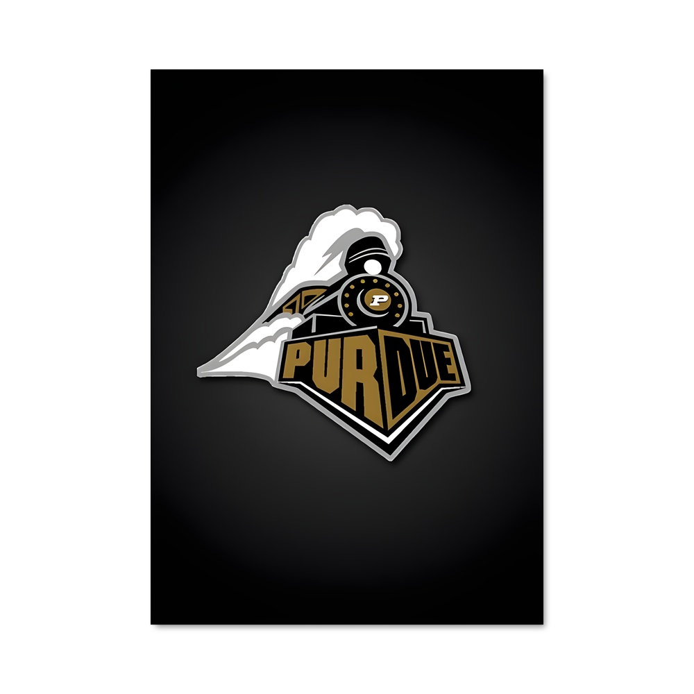 Poster Purdue boilermakers auprès